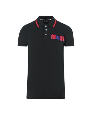 Aquascutum London 1851 Svart pikétröja