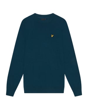 Lyle & Scott Crew Neck Apres Marinblå Pull Over-tröja