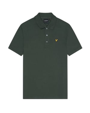 Diepgroen poloshirt met Lyle & Scott-logo op de borst