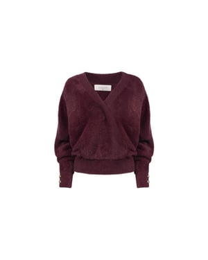 Nukus Nkf03081 333 beau pullover wrap cherry