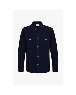 Profuomo Ppxf30006a overshirt full button navy
