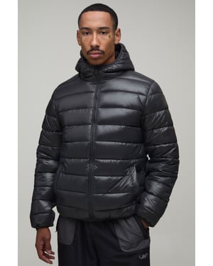 Regular Fit Scuba Panel Lightweight Puffer