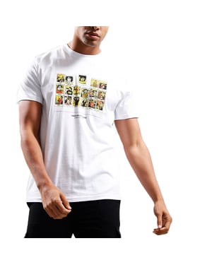 Weekend Offender Mens T Shirts Polaroid Summer Casual Short Sleeve T Shirt White