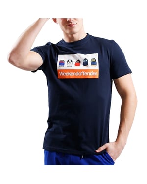 Weekend Offender Mens T Shirts Trainerspotting Crew Neck Short Sleeve Cotton Tee