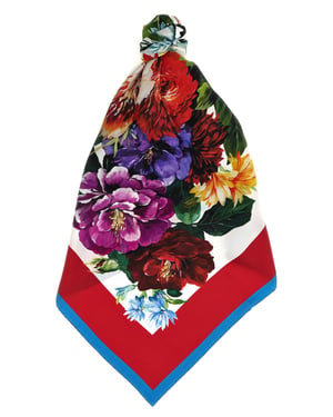 Dolce & Gabbana Flerfärgad Silkesfoulard