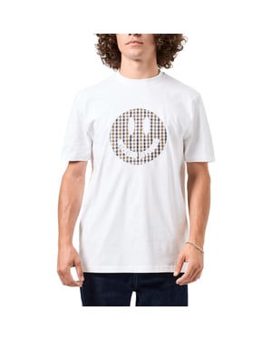 Weekend Offender Mens T Shirts Tambay Smiley Crew Neck Short Sleeve Cotton Tops