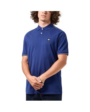 Weekend Offender Mens Sakai Polo Shirts Mid House Check Casual Golf Polo Tee Top