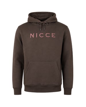 Nicce Mercury Mens Brown Hoodie