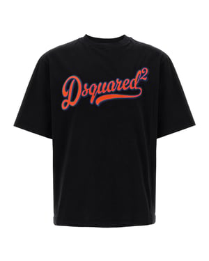 Dsquared² Zwarte Katoenen T-Shirt