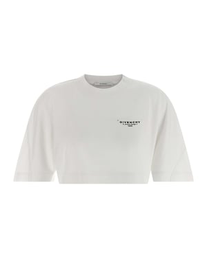 Givenchy Vit Bomull T-shirt