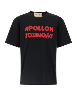Valentino Garavani Svart Bomull T-shirt