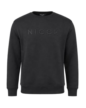 Nicce Mercury Mens Black Sweater