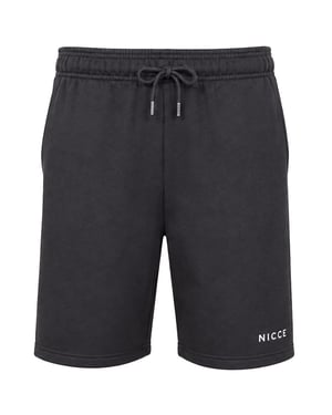 Nicce Orginal Logo Mens Black Shorts