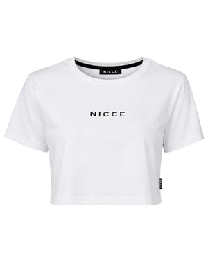Nicce Mini Dia Womens White Crop Top