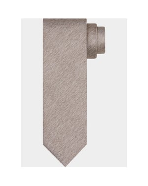 Profuomo Stropdas tie silk woven brown ppwa30008/b