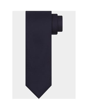 Profuomo Stropdas tie silk woven navy ppwa30010/a