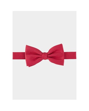 Profuomo Strik bowtie silk woven red pp5v00001/f