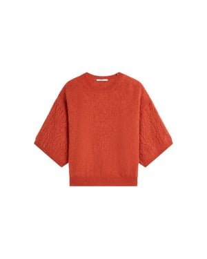 Summum Boxy sweater mohair wool blend knit sweaters 7s8040-70100