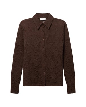 Aaiko Top lange mouw vigo lace pa 158
