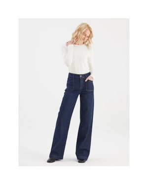 Cup of Joe Coj mira wide leg jeans raw