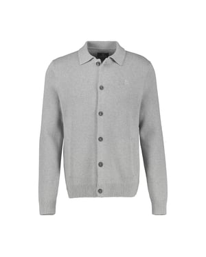 Lerros Heren polo 2685544 259 platinum grey melange