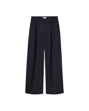 Zenggi Jap crepe jade pantalons y05-1012 3034