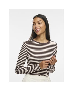 Vila Viavera gestreepte longsleeve top