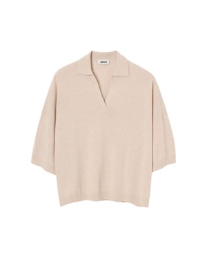 Zenggi Fine wool dawson polo tops y03-1015 3004