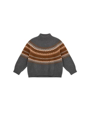 Zenggi Chunky fair isle truien y03-1040 3012
