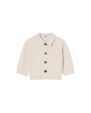 Zenggi Fine wool polo cardigan vesten y03-1030 3004