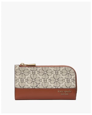 Spade Flower Small Slim Bifold Wallet