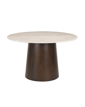Brix eetkamertafel bottecino rond 130cm -