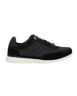 Dune London Everglow suède sportschoenen voor dames (Zwart)