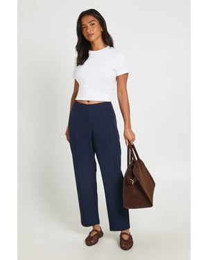 Petite Boohoo Basics Tailored Tapered Trouser