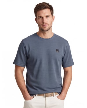 T-shirt Jack & Jones Plus Size donkerblauw korte mouw