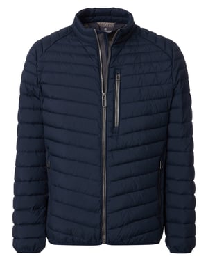 Navy tussenjas gewatteerd Casa Moda effen