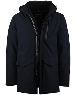 Tussenjas Pierre Cardin Futereflex donkerblauw normale fit