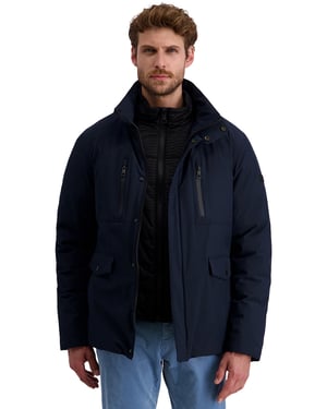 winterjas Pierre Cardin donkerblauw