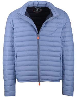 Blauwe zomerjas Save the Duck gewatteerd nylon