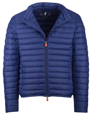 Blauw zomerjas Save the Duck gewatteerd nylon