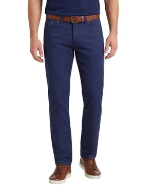 Gardeur slim fit 5-pocket katoen navy