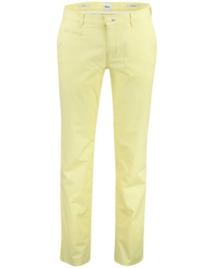 Chino Brax Fabio modern fit geel