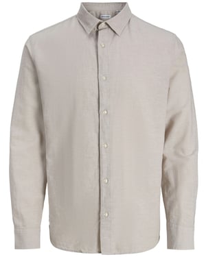 Beige overhemd Jack & Jones Plus Size