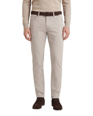 broek 5-p  Brax beige effen