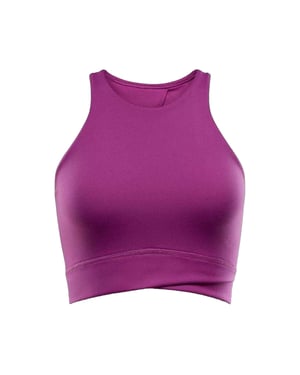 Nike Dames Twist Sportbh (Fuchsia Paars)