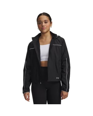 Under Armour Velociti Pro-jacka med huva i snäv passform för damer (Svart)