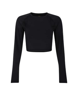 Umbro Bodycon Raglan långärmad träningstopp för kvinnor/damer (Svart)