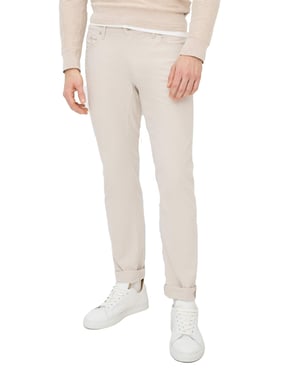 Brax pantalon 5-pocket creme normale fit katoen
