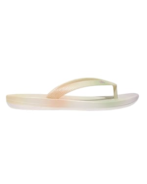 FitFlop Kinderen/Kinderen Iridescent iQushion teenslippers (Wit)