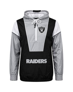 Mitchell & Ness NFL Oakland Raiders Highlight Reel Mens Grey Jacket